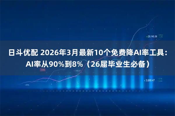 日斗优配 2026年3月最新10个免费降AI率工具：AI率从90%到8%（26届毕业生必备）